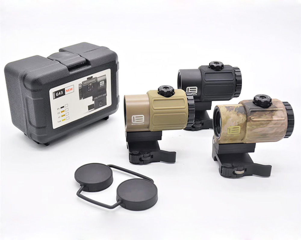 G43+558 Magnifier Scope Combo with Switch to Side QD Mount black